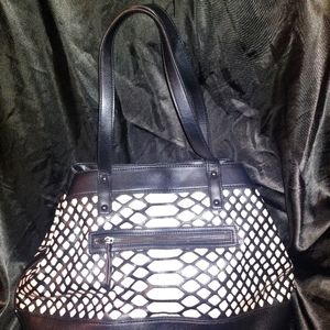 JOE'S Black and White Purse